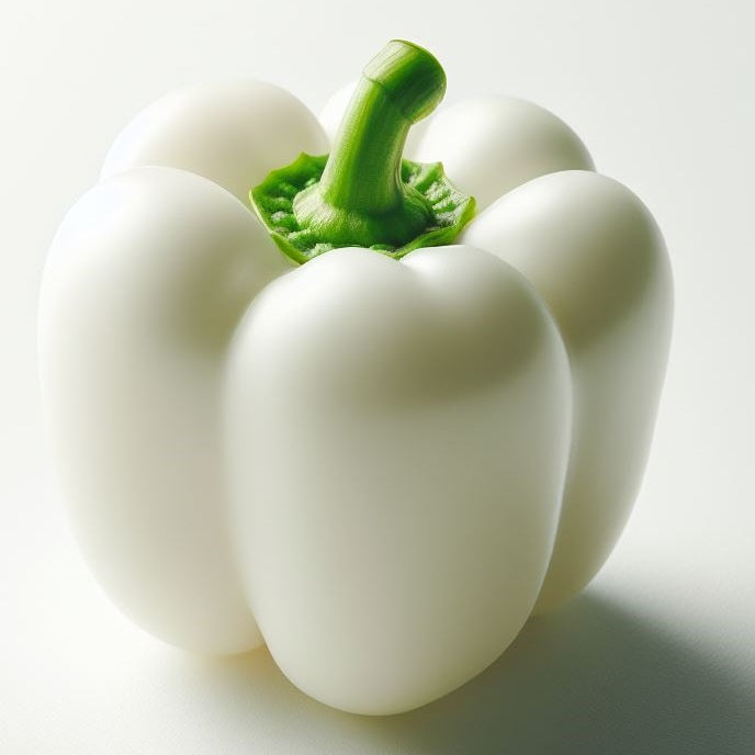Capsicum Ivory White F1 Hybrid Shimla Mirch | Vegetable Seeds